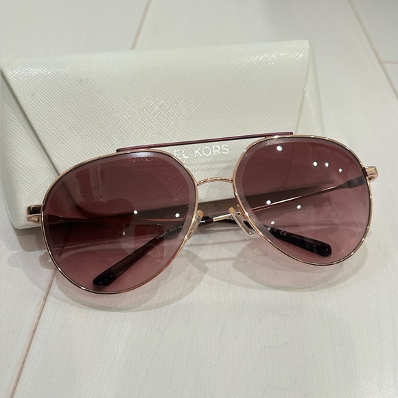 Vintage Michael Kors Burgundy sunglasses main image 11